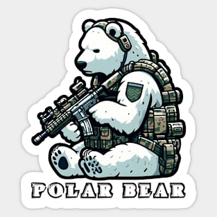 Tactical Polar Bear Sticker